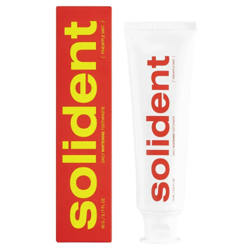Щоденна відбілювальна зубна паста Solident Pineapple Mint / Ананас-м’ята 90 г